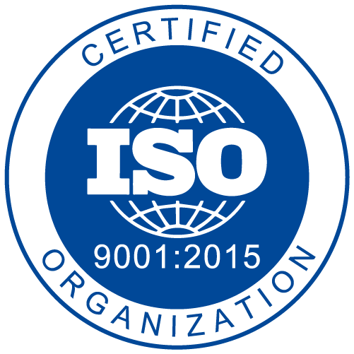 ISO 9001:2015 certified mark